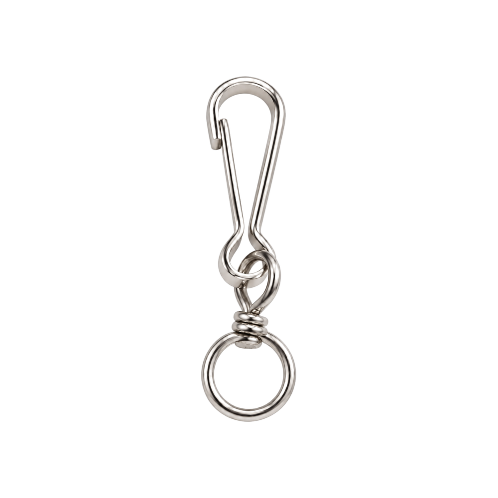 Spring Hook With Ring DIN 5287